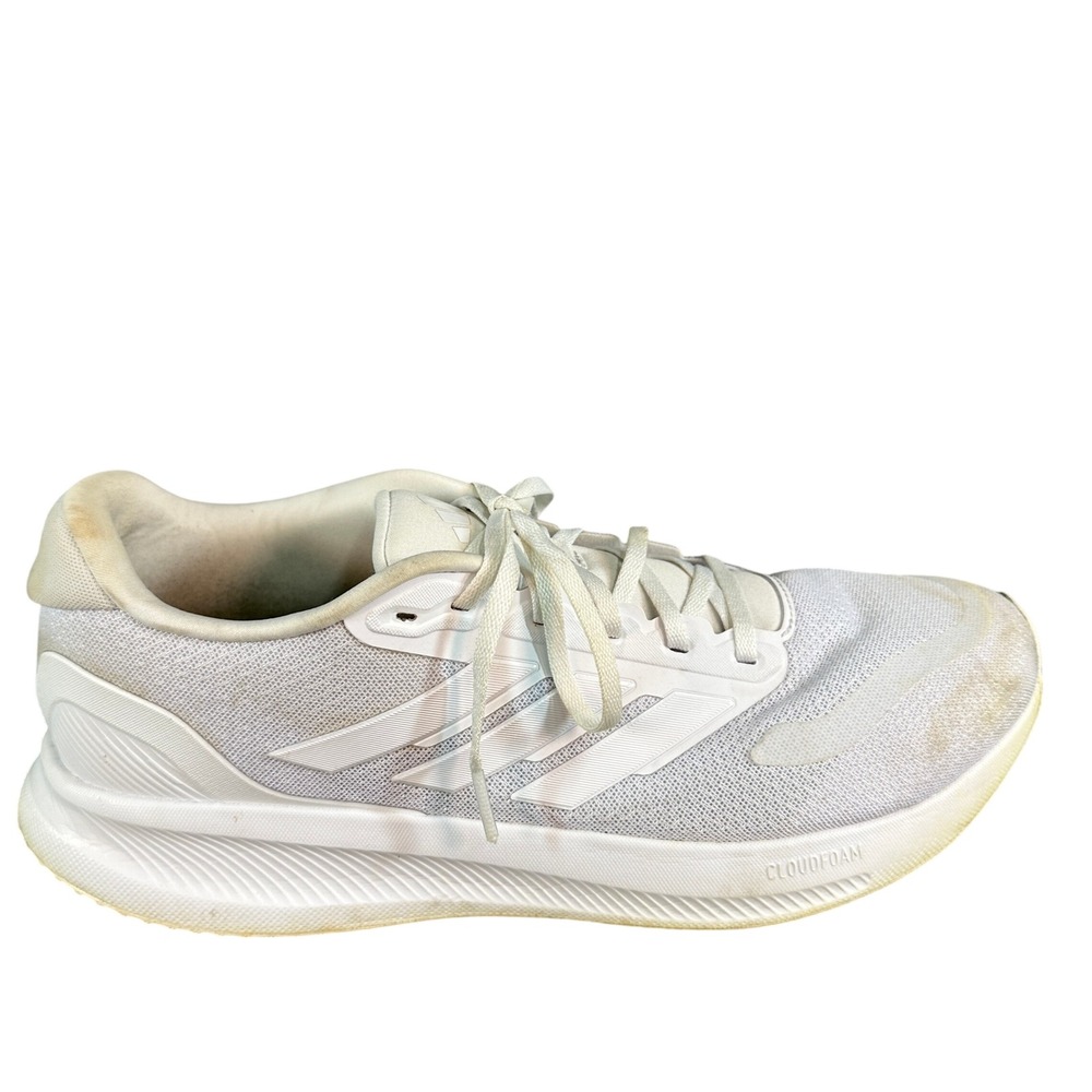 Adidas Cloudfoam White Mesh Running Shoes Mens Athletic Sneakers 13
